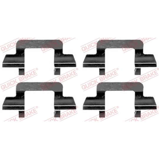 109-1243 - Brake pad fitting set 