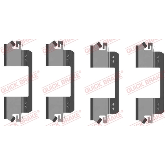 109-1234 - Brake pad fitting set 