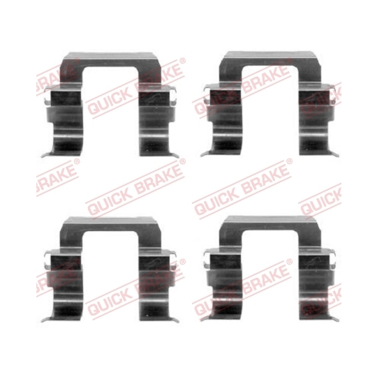 109-1252 - Brake pad fitting set 