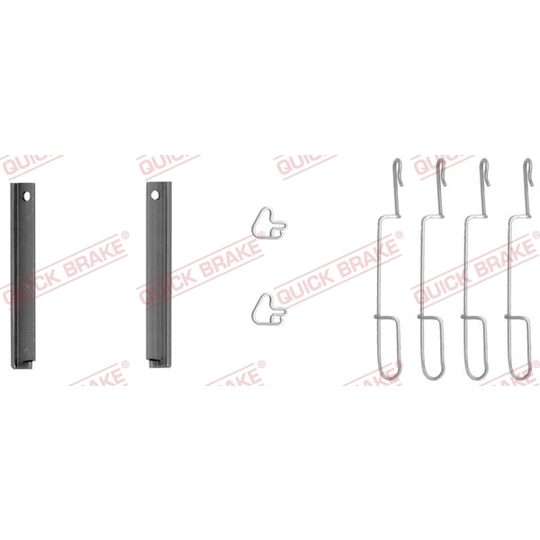 109-1280 - Brake pad fitting set 