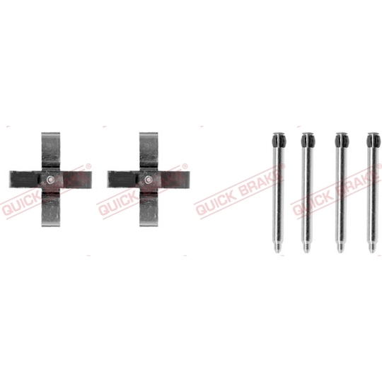 109-1266 - Brake pad fitting set 