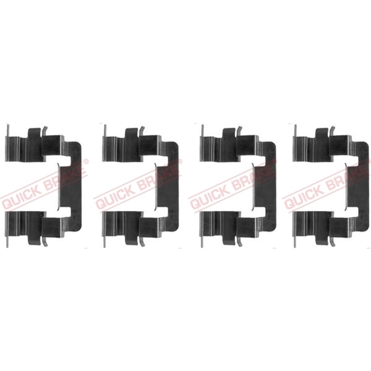 109-1278 - Brake pad fitting set 