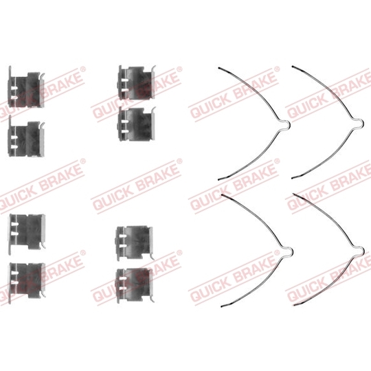 109-1289 - Brake pad fitting set 