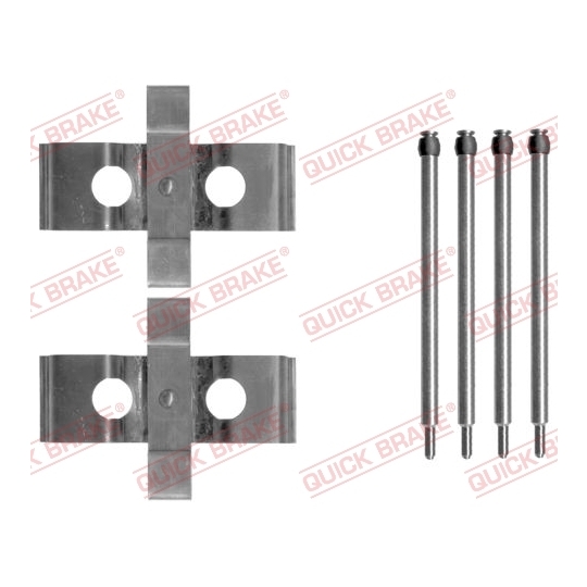 109-1611 - Brake pad fitting set 