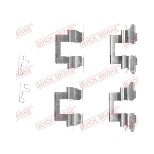 109-1608 - Brake pad fitting set 