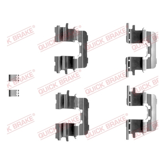 109-1290 - Brake pad fitting set 