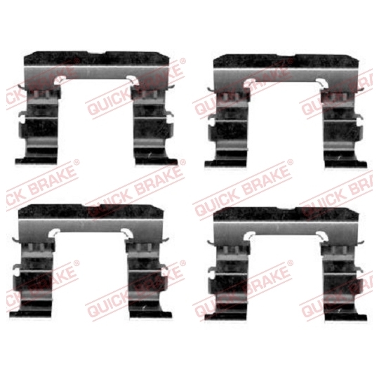 109-1632 - Brake pad fitting set 