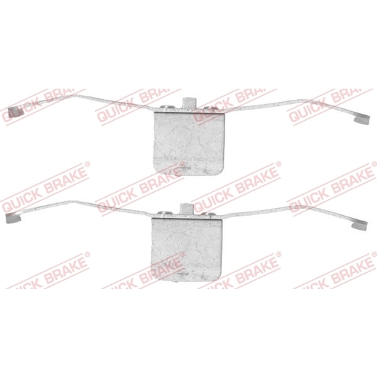 109-1639 - Brake pad fitting set 