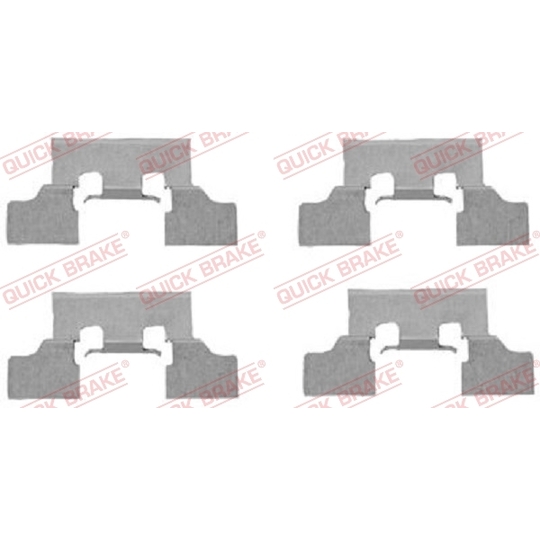 109-1647 - Brake pad fitting set 