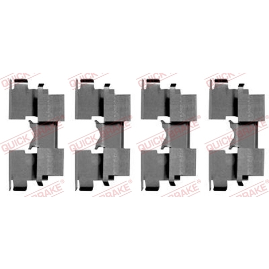 109-1662 - Brake pad fitting set 