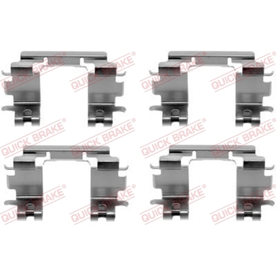 109-1670 - Brake pad fitting set 