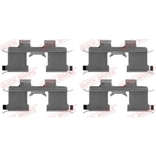 109-1667 - Brake pad fitting set 