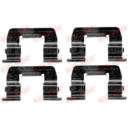 109-1668 - Brake pad fitting set 