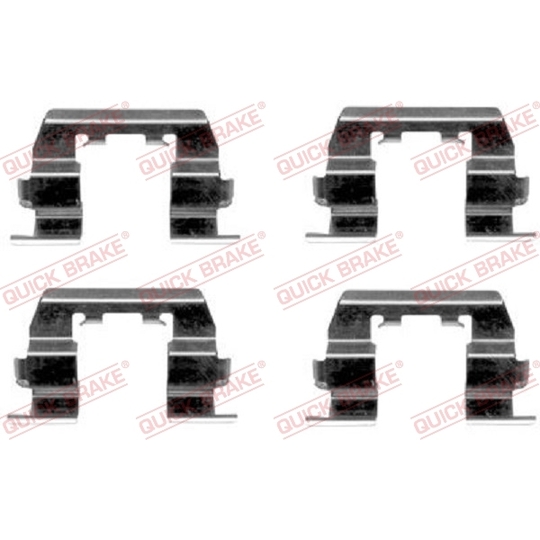 109-1669 - Brake pad fitting set 