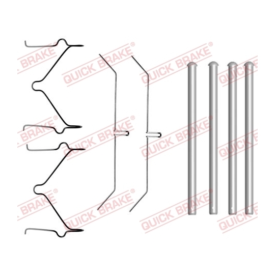 109-1701 - Brake pad fitting set 