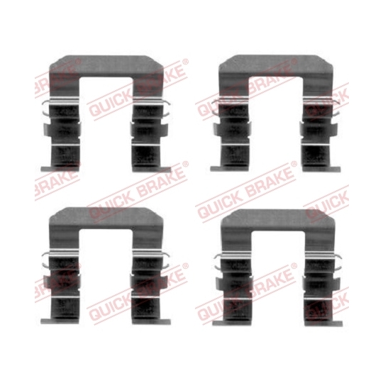 109-1704 - Brake pad fitting set 