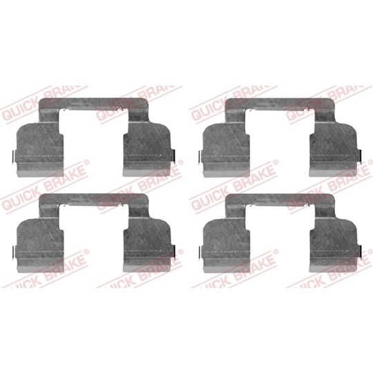 109-1698 - Brake pad fitting set 