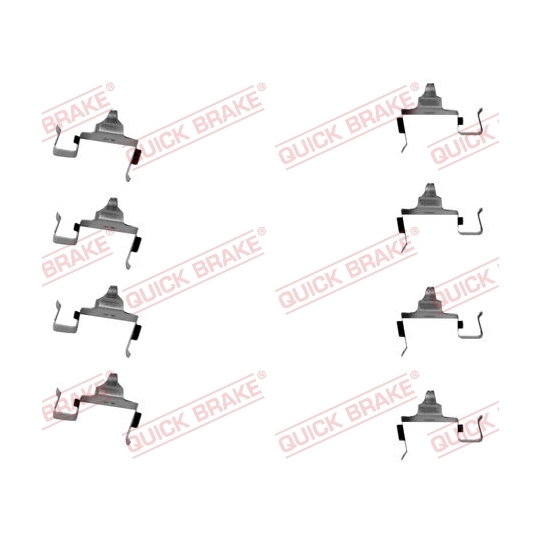 109-1697 - Brake pad fitting set 