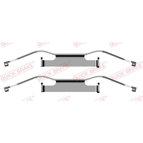 109-1680 - Brake pad fitting set 