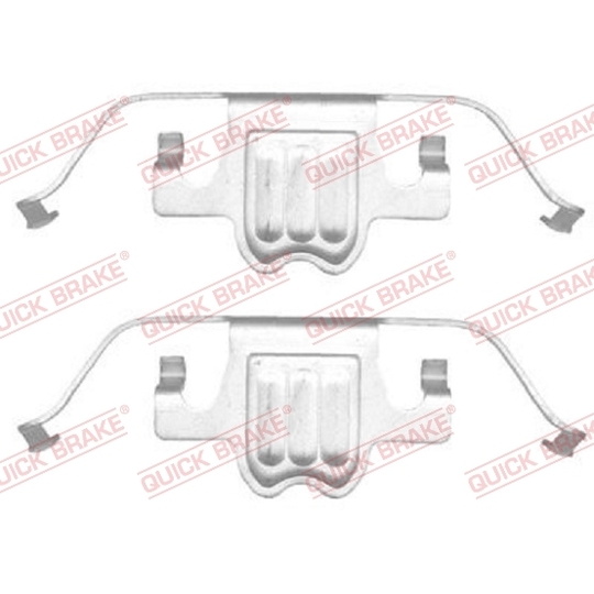 109-1695 - Brake pad fitting set 