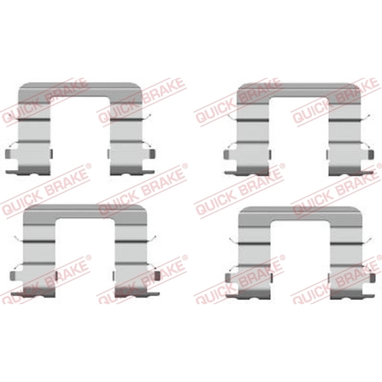 109-1696 - Brake pad fitting set 