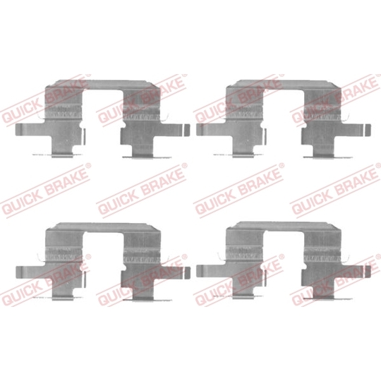 109-1711 - Brake pad fitting set 