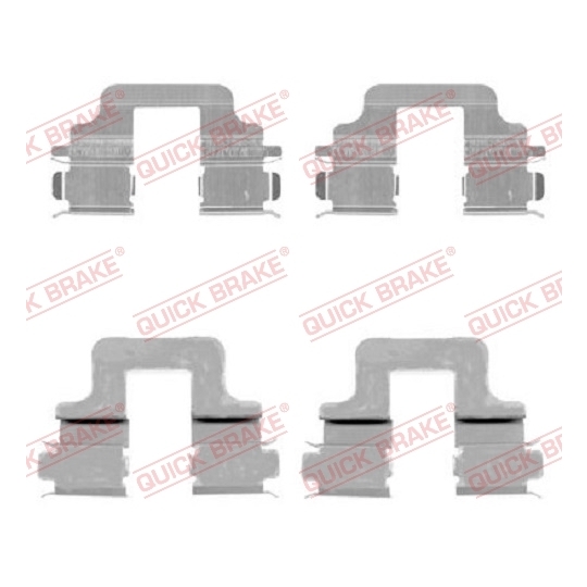 109-1731 - Brake pad fitting set 