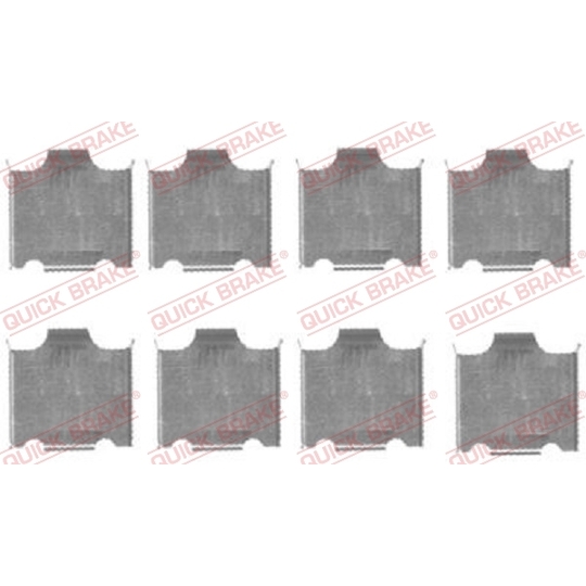 109-1718 - Brake pad fitting set 