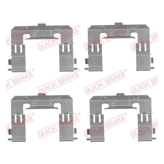 109-1715 - Brake pad fitting set 