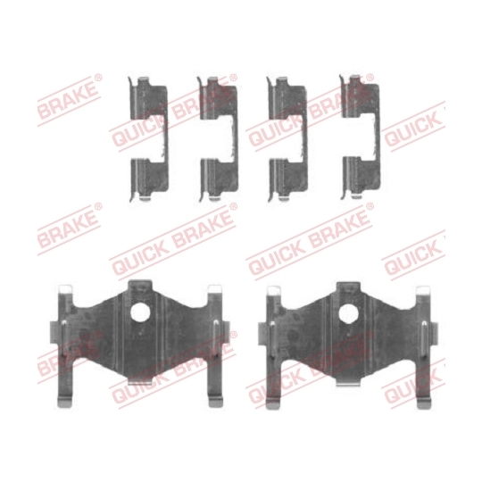 109-1710 - Brake pad fitting set 