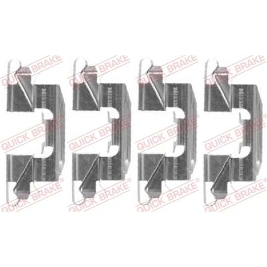 109-1720 - Brake pad fitting set 