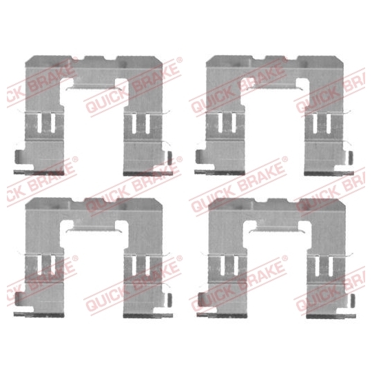 109-1721 - Brake pad fitting set 