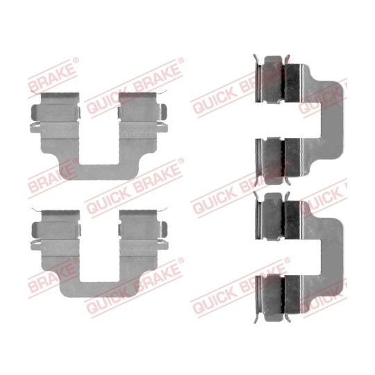 109-1712 - Brake pad fitting set 