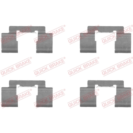 109-1732 - Brake pad fitting set 