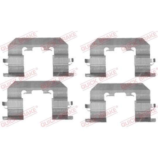 109-1723 - Brake pad fitting set 