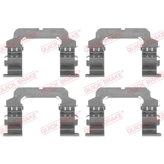 109-1738 - Brake pad fitting set 