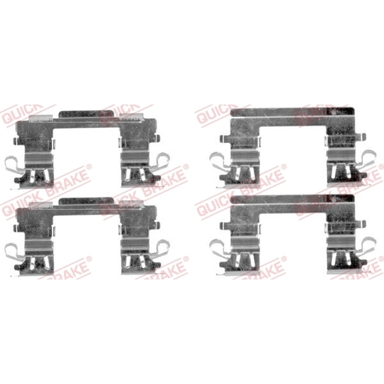 109-1757 - Brake pad fitting set 