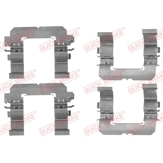 109-1756 - Brake pad fitting set 