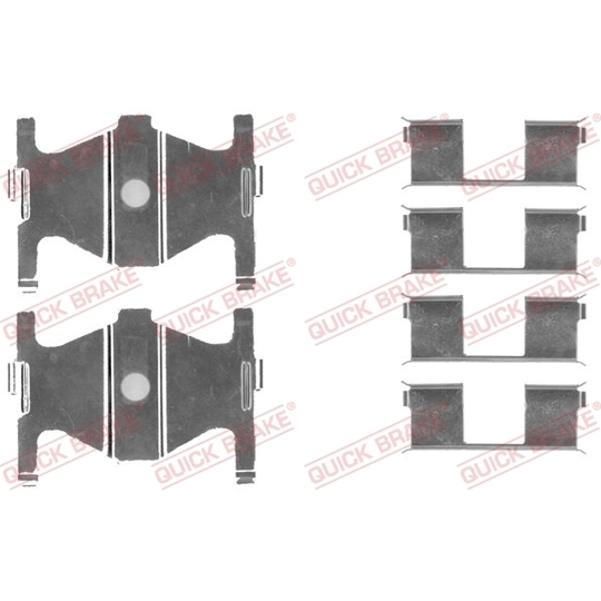 109-1754 - Brake pad fitting set 
