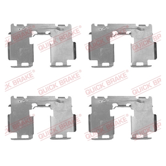 109-1760 - Brake pad fitting set 