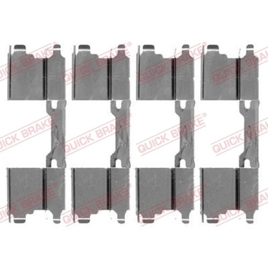 109-1762 - Brake pad fitting set 