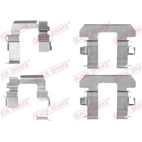 109-1763 - Brake pad fitting set 