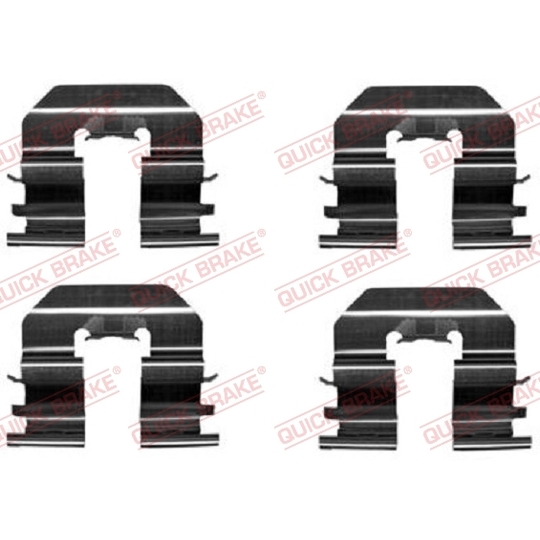 109-1780 - Brake pad fitting set 