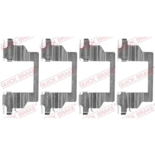 109-1778 - Brake pad fitting set 