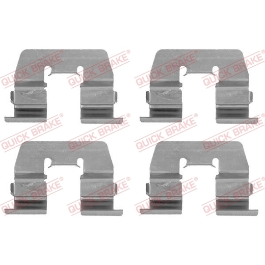 109-1764 - Brake pad fitting set 