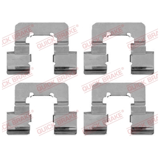 109-1781 - Brake pad fitting set 