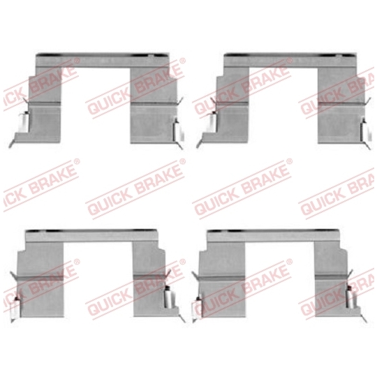 109-1783 - Brake pad fitting set 