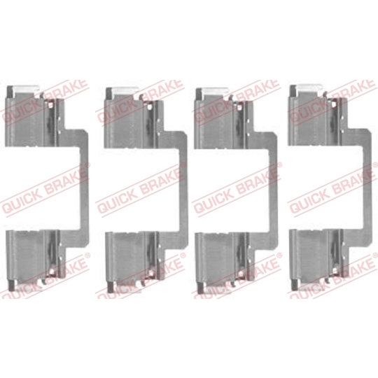 109-1774 - Brake pad fitting set 