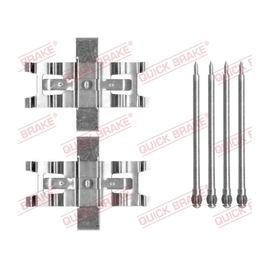 109-1805 - Brake pad fitting set 