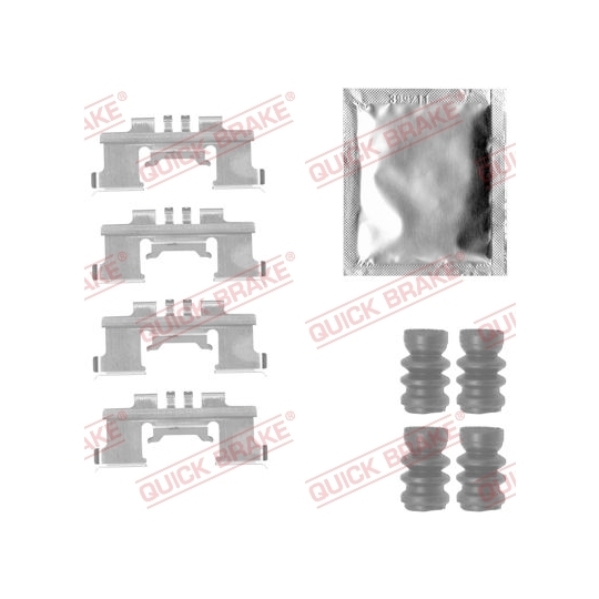 109-1812 - Brake pad fitting set 